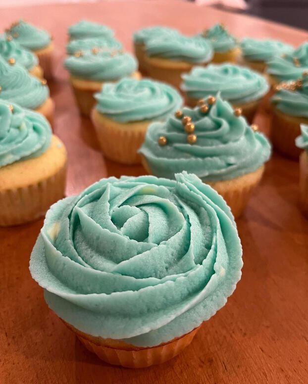 Blue cupcakes Blue cupcakes
