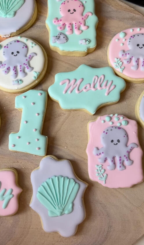 First Birthday Cookies