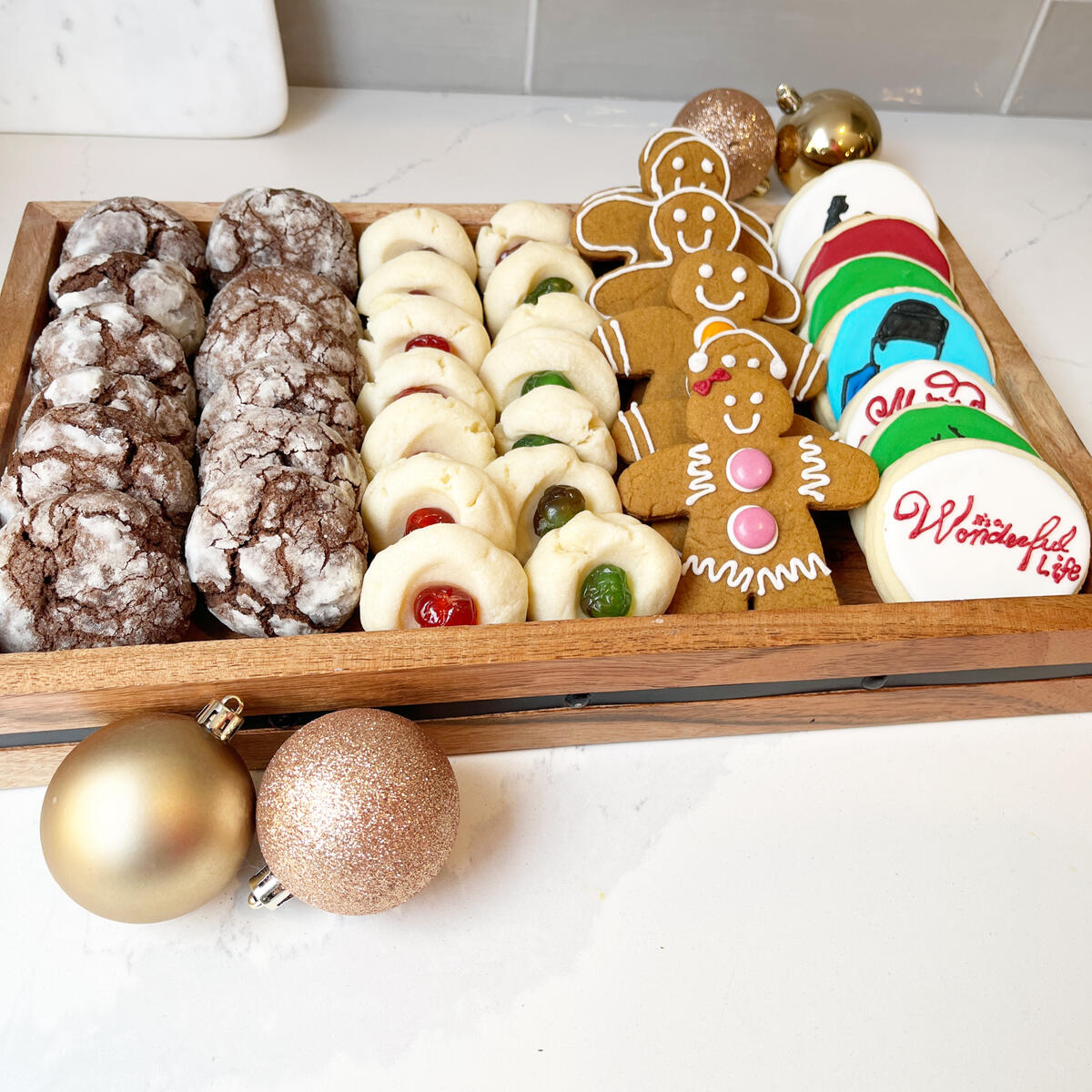 Christmas Tray of cookies